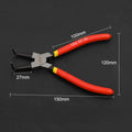 7-inch high carbon steel snap ring pliers with straight jaws for external retaining rings