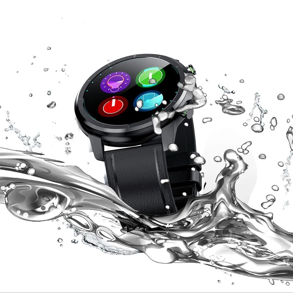 LEMFO LF26 smart bracelet with 1.3-inch screen shown in silver colour on a wrist