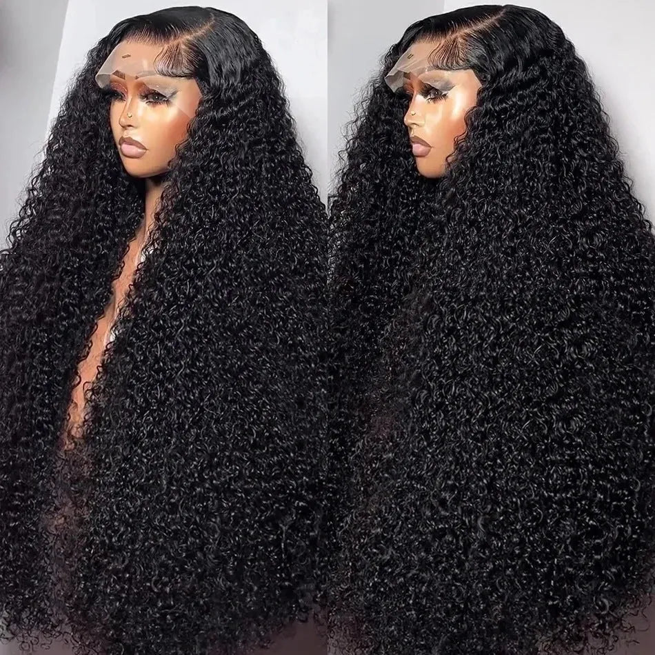13x6 front lace wig medium long curly hair side bangs high temperature fibre multiple colours and lengths