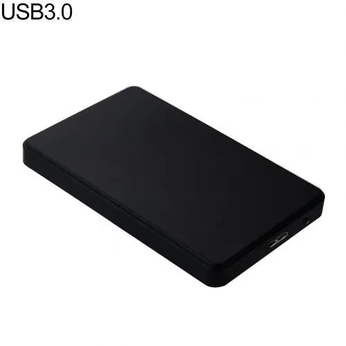 2.5 inch mobile hard drive with ABS plastic shell in white red blue or black, USB 2.0 or 3.0, 40GB to 1TB