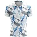 3D printed short sleeve leisure top in bird eye cloth polyester available in multiple colours and sizes XS to 6XL