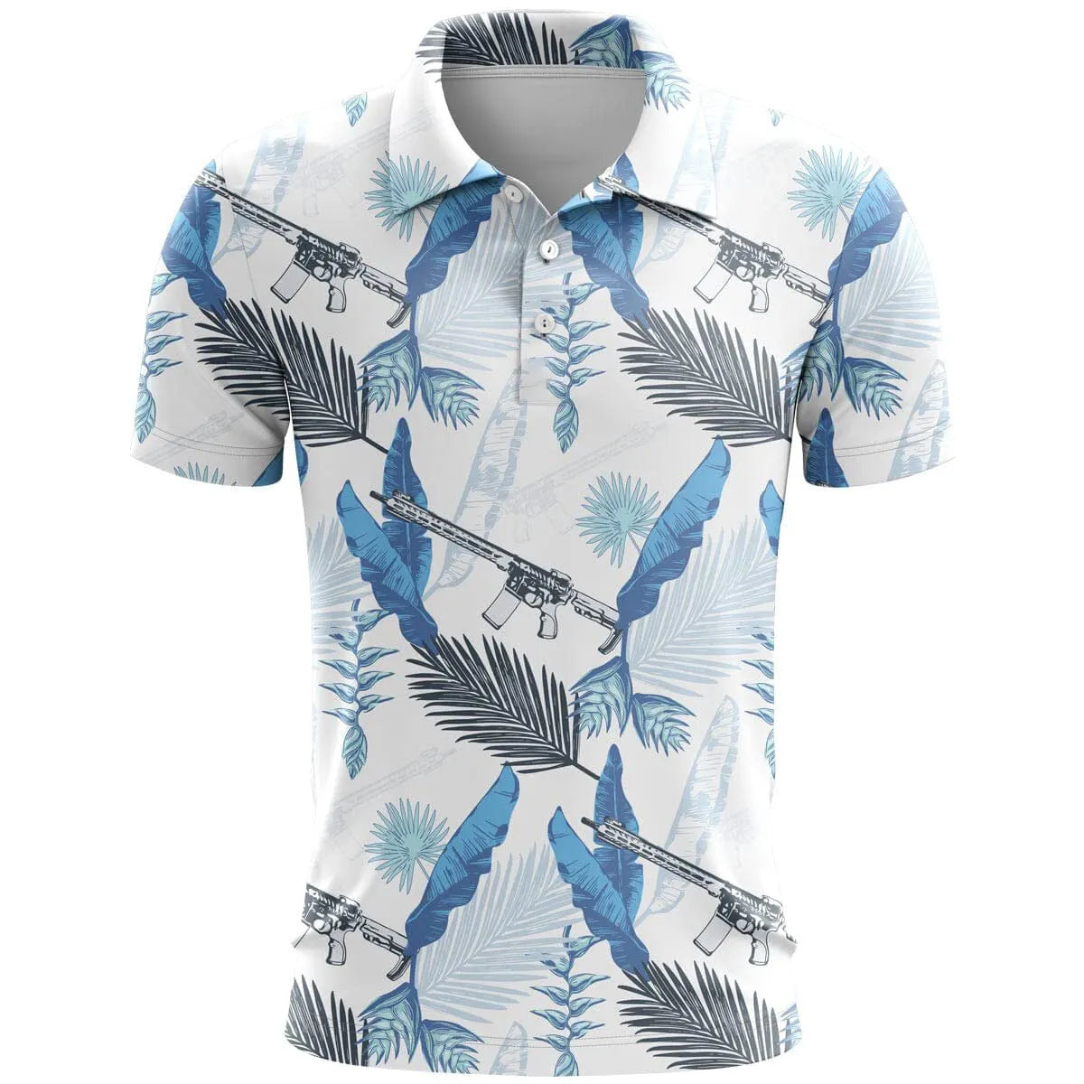 Loose-fit short-sleeve sportswear top with a 3D printed colour pattern in bird's eye cloth fabric.