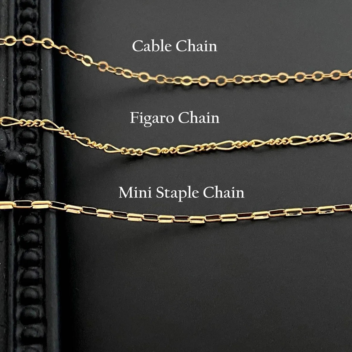 Ghost pendant necklace with titanium steel pendant on twisted chain, available in multiple chain style options