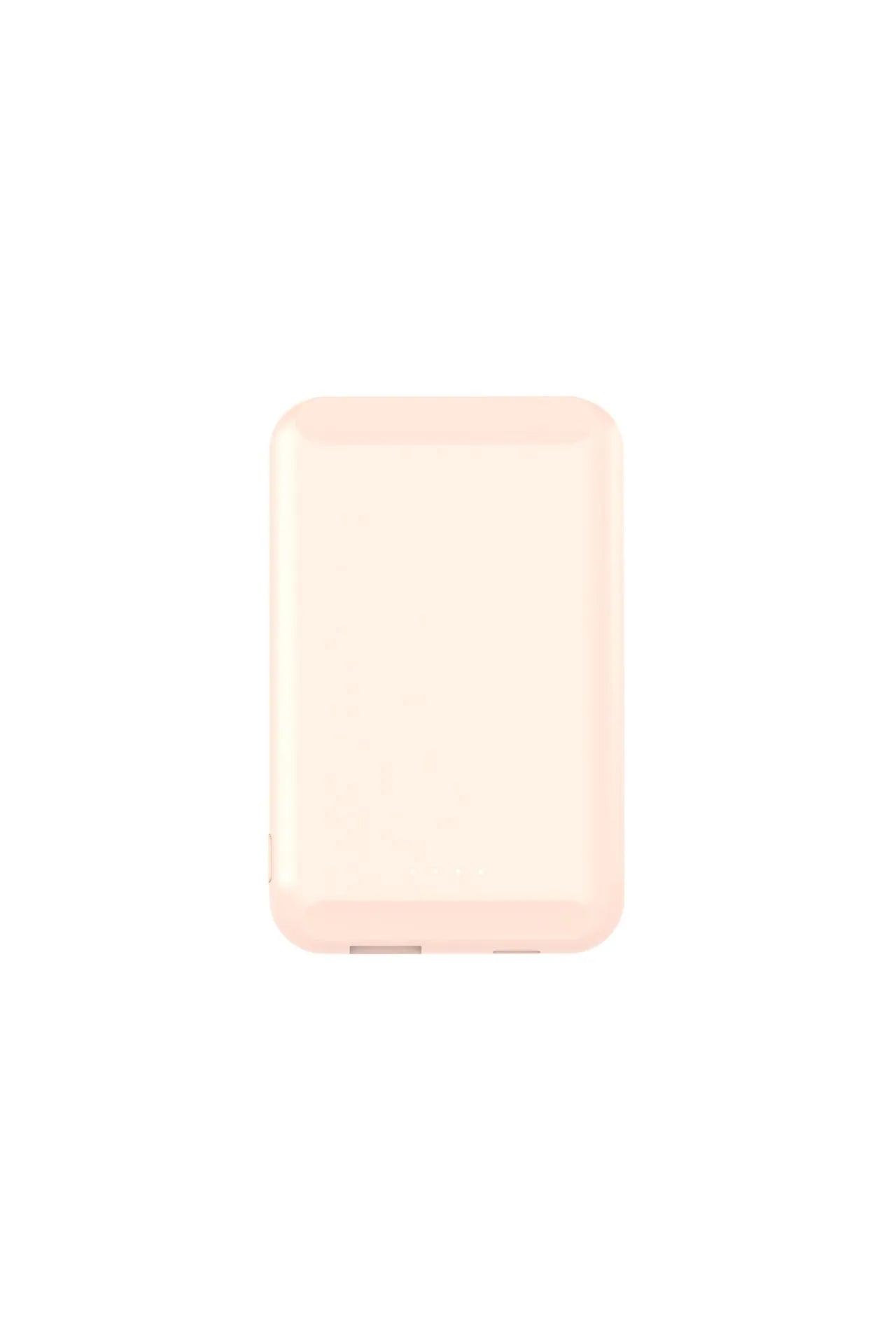 Son magnetic wireless power bank in various colours showing compact size of 85x55x12.5mm