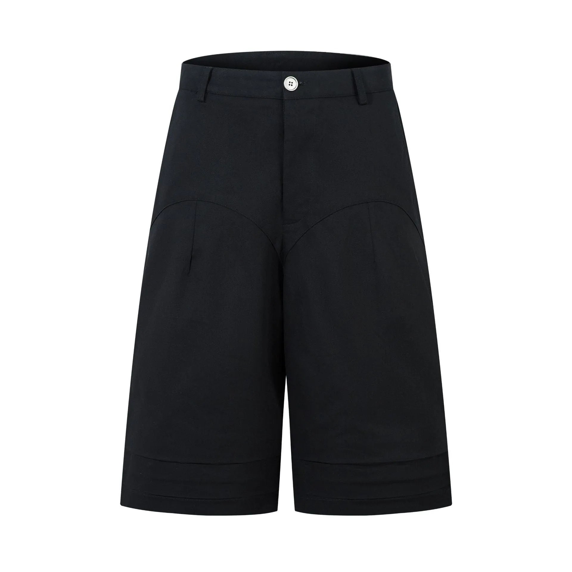 Retro wide leg straight denim middle pants in loose fit showing black and green colour options