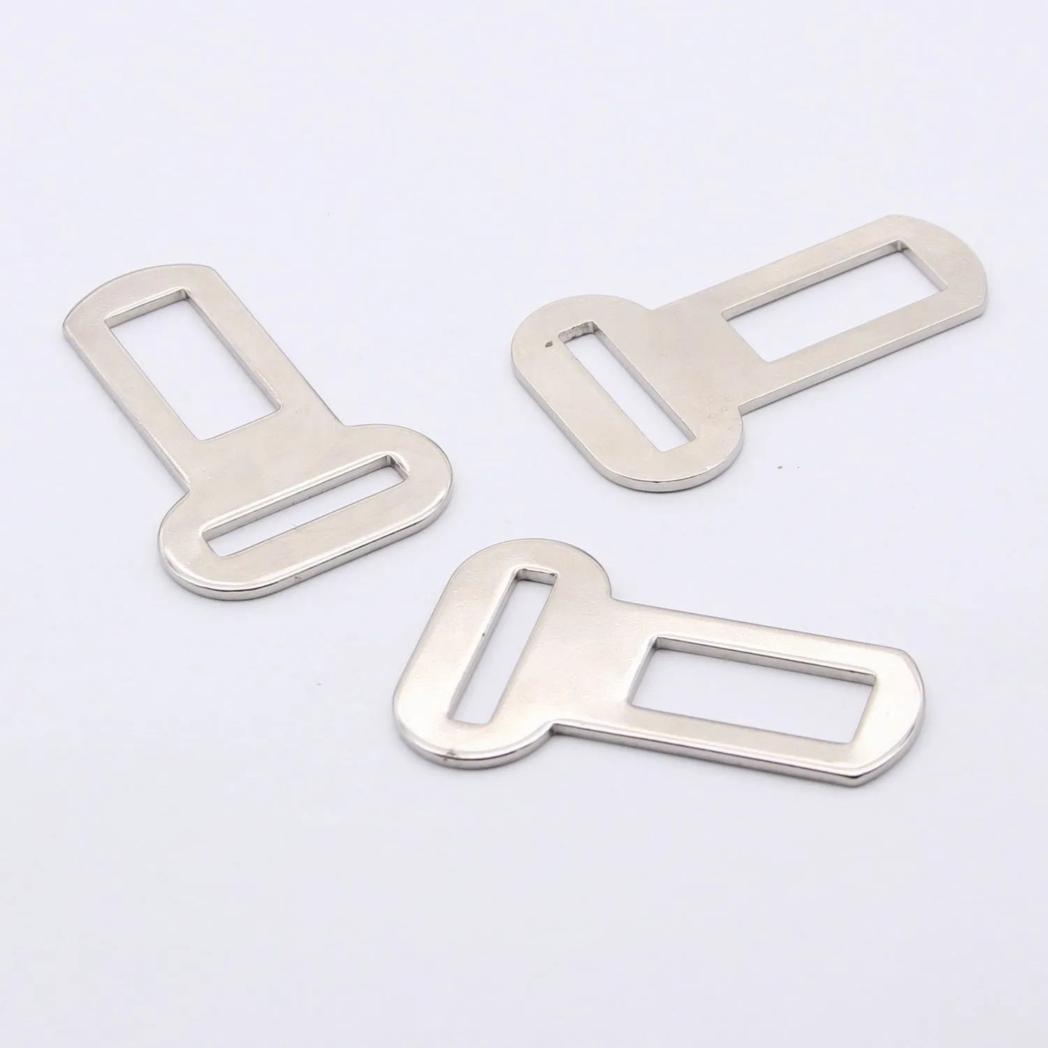 26mm silver metal pet safety buckle for leash and car restraint systems