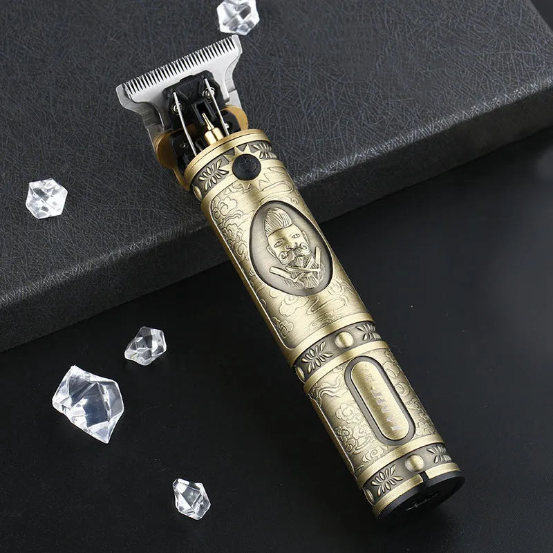 Professional hair and beard trimmer metal stainless steel 20x10x5.5cm USB charging gradient colour