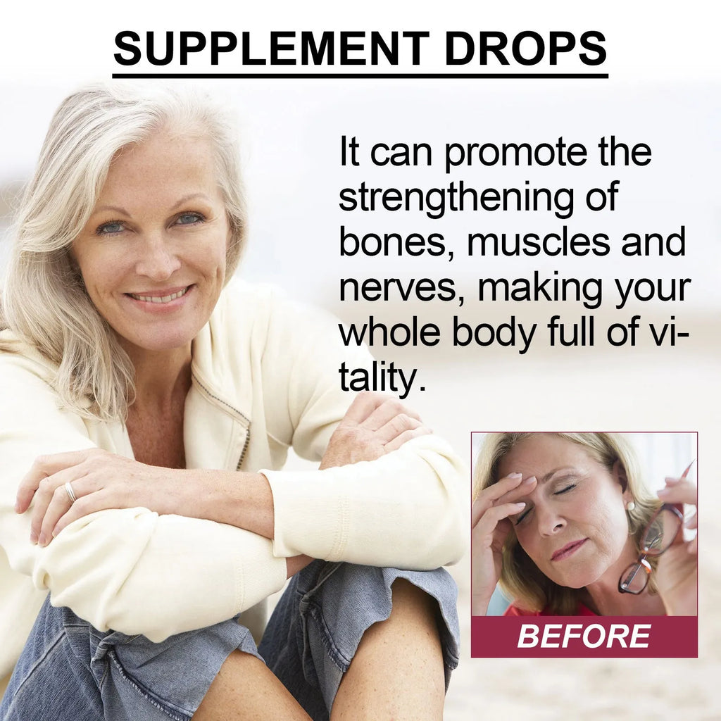 Googeer Body Care Drops supplement in a 30ml glass dropper bottle