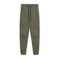 Men's grey quick-dry fitness trousers with ankle-tied design for exercise activities