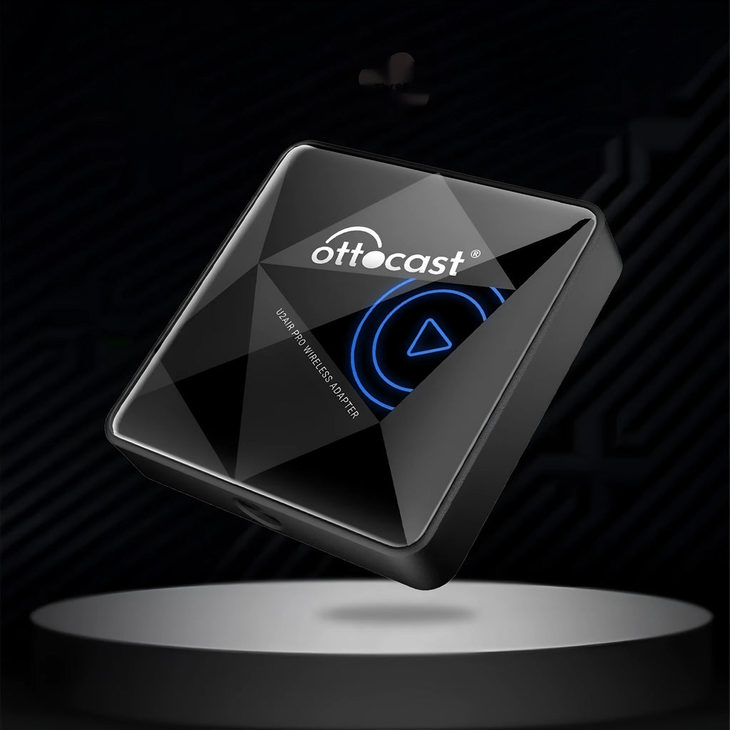Wireless car Bluetooth AIBOX black box measuring 59mm with Type-C connector for vehicle audio conversion