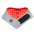 Red light hot compress neck physiotherapy mask in deep sky blue colour with controller unit