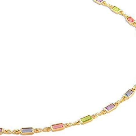 Ladies' adjustable crystal necklace with geometric alloy pendant on 41-50cm chain