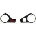 Black carbon fibre upper connective plate adhesive sticker for SUZUKI GSXR1000 L1 motorcycle.