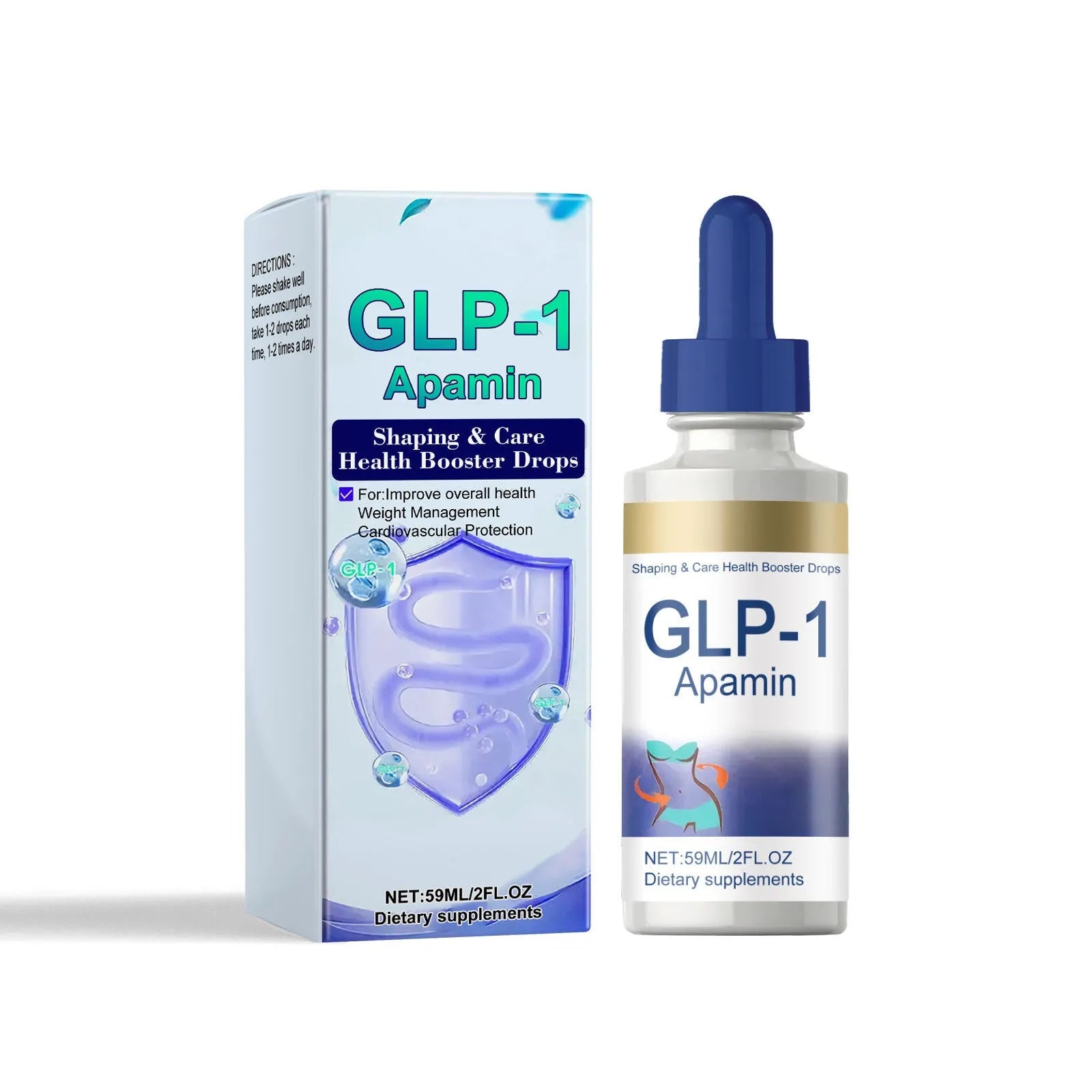 59ml bottle of Nourishing Skin Elastic Body Care Drops for skin hydration and elasticity