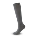 Long tube compression socks in nylon yarn, high cylinder sports style, solid colours, one pair