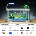 Ecological landscape filter oxygen-making integrated fish tank in luxury white or black colour