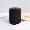 Car diamond ashtray with LED light luminous multifunctional plastic rhinestone ashtray in black