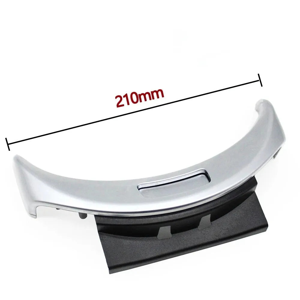 Silver electroplated armrest panel for Mercedes-Benz C/GLC center console