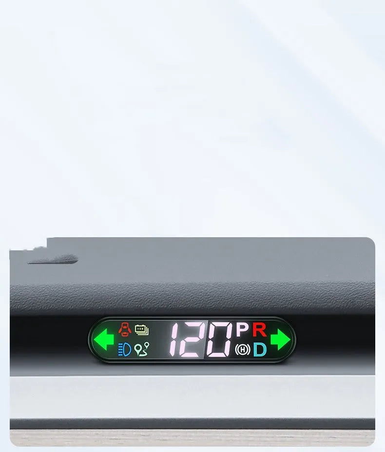 Tesla Model 3 Y LCD intelligent air code meter sub-screen mounted at air conditioning outlet with nondestructive installation