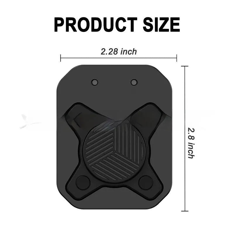 Magnetic tool bracket with power clip belt magnet and leather case in waist tool magnet style.