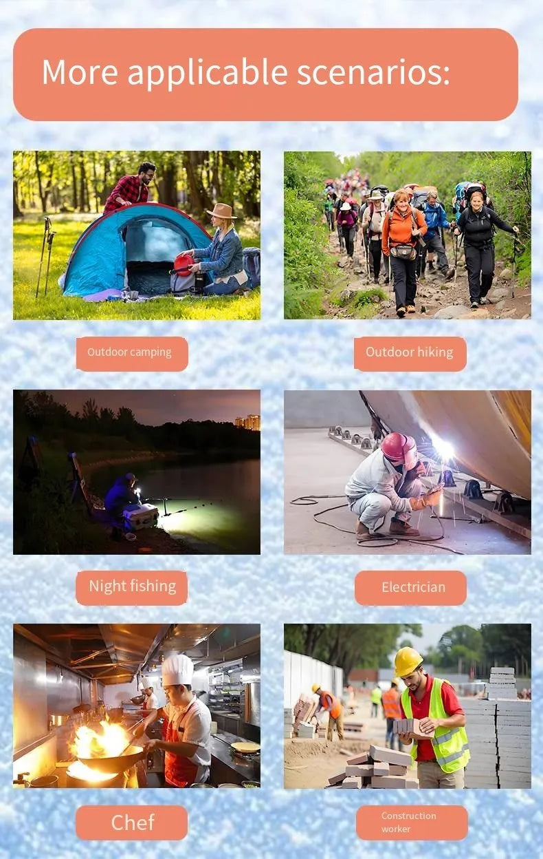 Grey waist-hung personal fan with neck lanyard, showing compact circular design and control button.