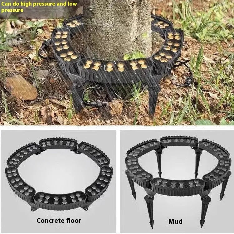 LED tree light outdoor waterproof aluminium lamp 22 x 7.5 cm IP65 five heads warm light