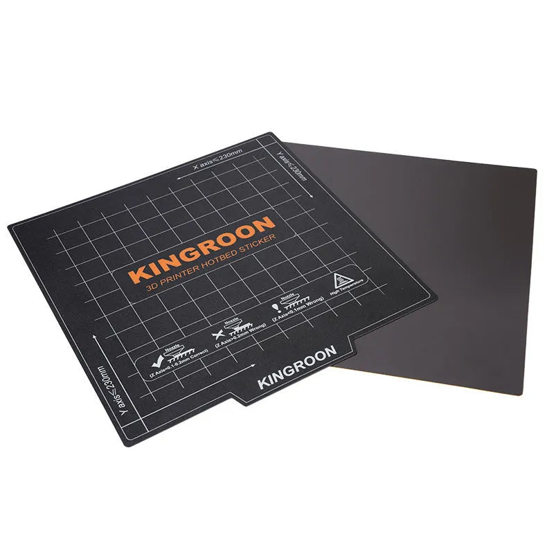 3D printing magnetic platform film with anti-warping edge on a hot bed