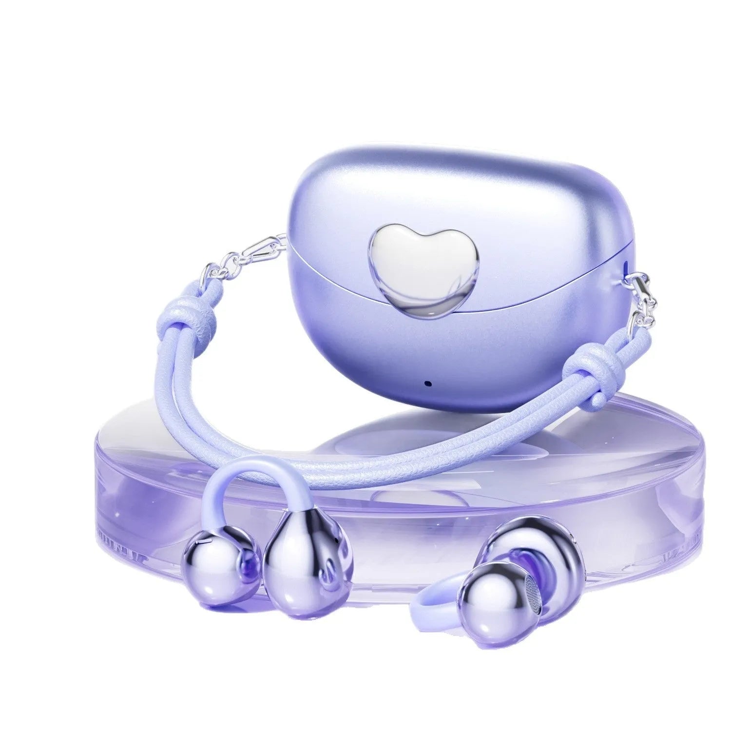 M106 wireless Bluetooth clip ear headset in rose gold with clip-on design, PC ABS material, sports style