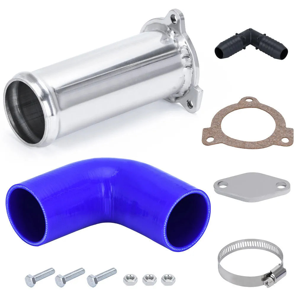 Aluminium EGR disassembly pipe 55mm inner diameter 155mm length for VW Jetta MK4 TDI-BRM FWD
