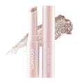 Jelly eye shadow stick with pearlescent glitter finish, thin stick format, six shades 01 to 06
