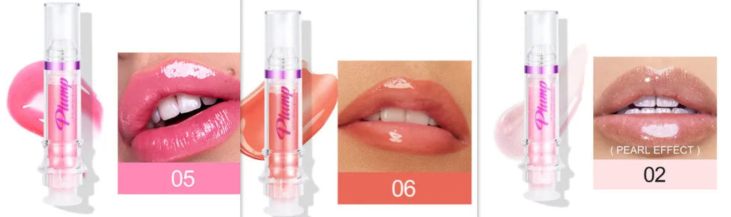 Tube of mirror finish liquid lipstick in a shiny shade from a six-colour range.
