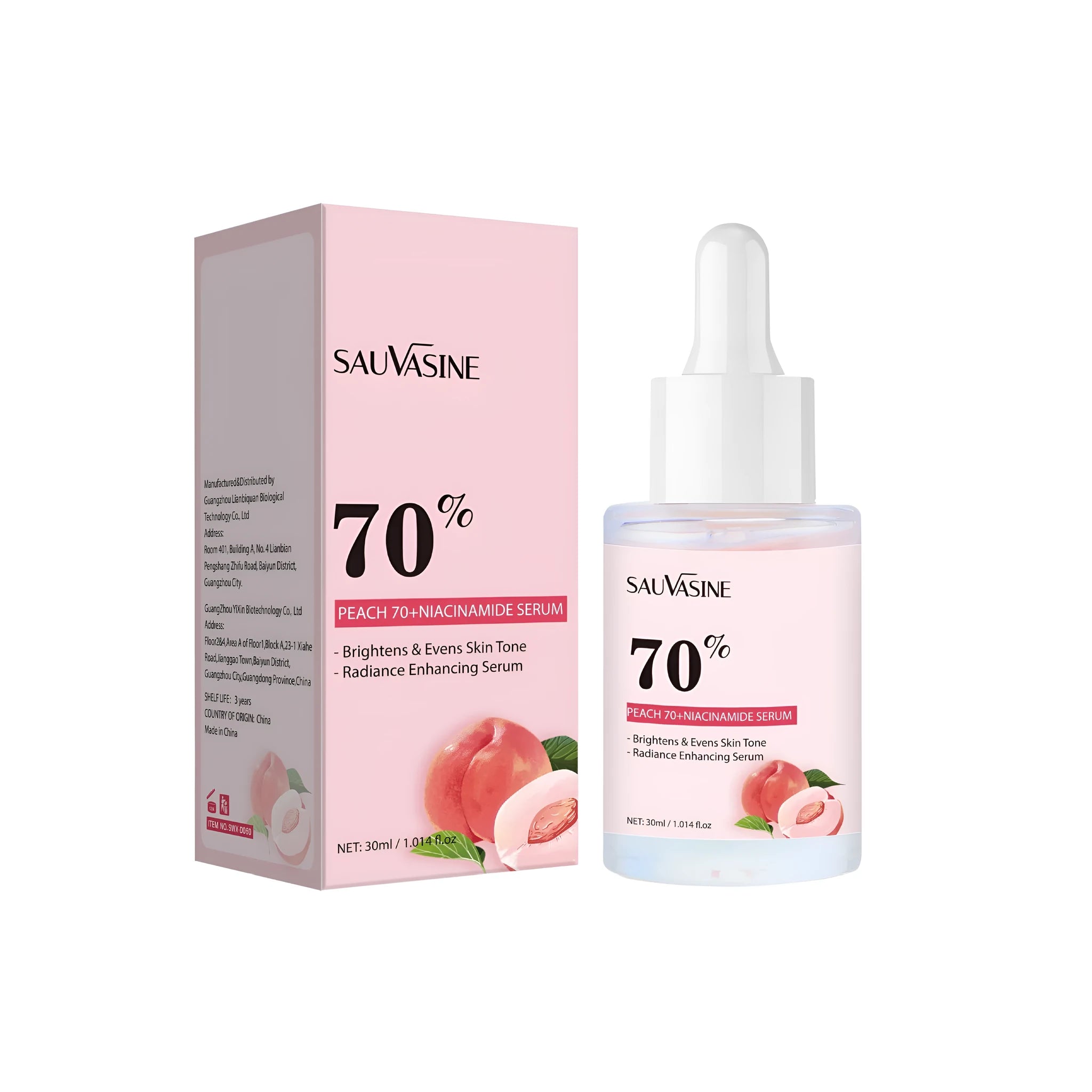 30ml nicotinamide eye care solution bottle for contact lens hydration