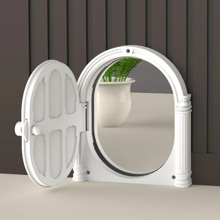 Home Simple plastic pet door with direction control, available in white