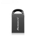 Silver car-shaped metal USB flash drive on a necklace chain for wearable portable storage