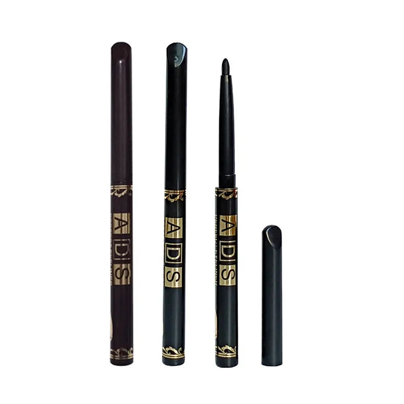 Eyeliner gel pencil in black and brown with automatic twist-up mechanism