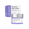 50g neck skin cream jar with coffee extract and hydrolysed hyaluronic acid for moisturising skincare
