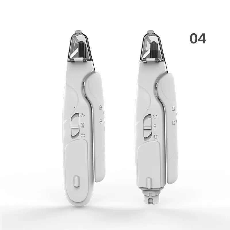 Rechargeable pet electric nail grinder in 04Style, 170g, 180 x 52 x 32mm, with armour grinder attachment
