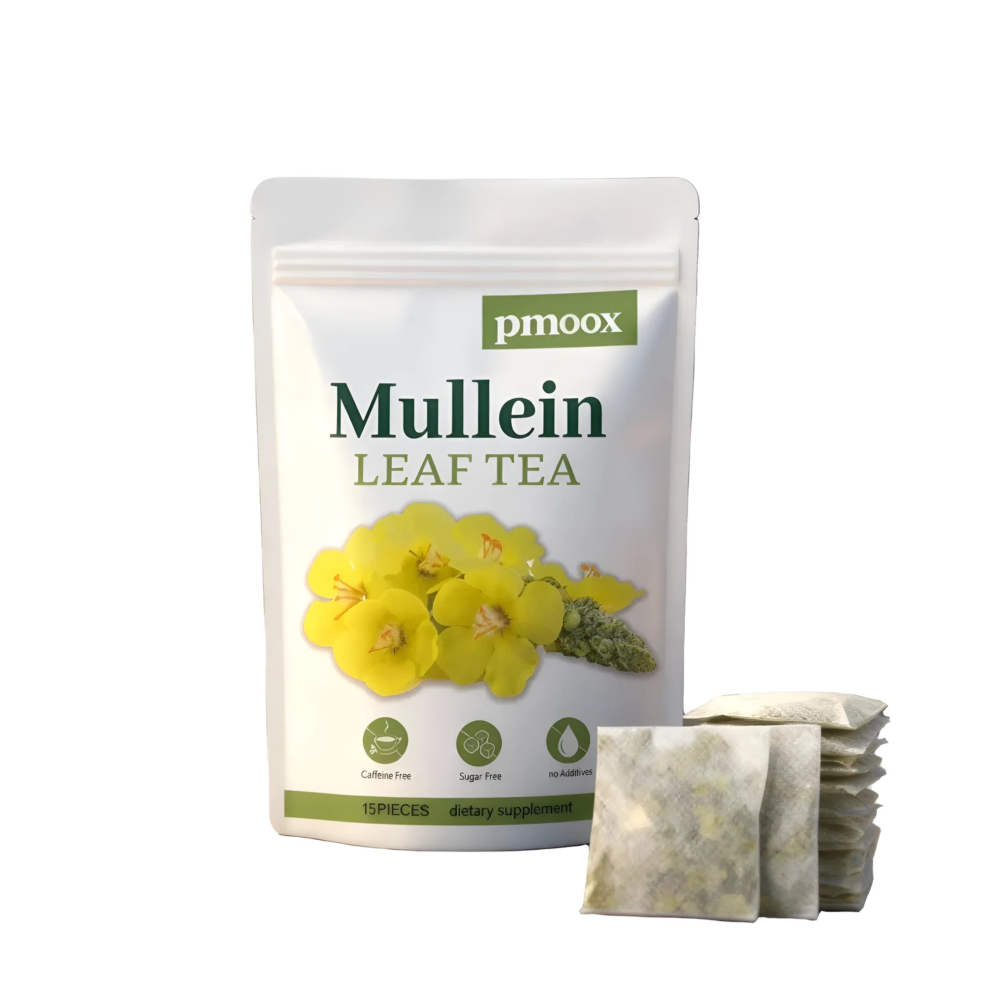 Box of Herbal Pure Verbena Leaf Tea with 15 teabags, showing ingredient is verbena leaf