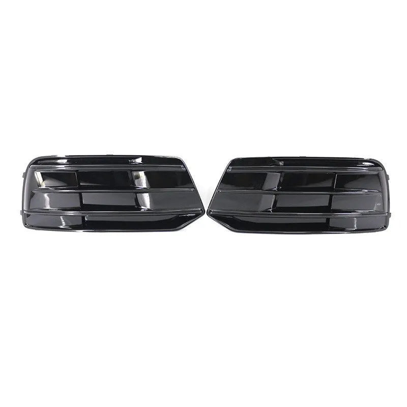Audi Q5 front bumper lower grille replacement parts, left D154L and right D154R frames in black ABS plastic