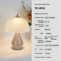 Geometric 3D table lamp with warm light, modern simplicity style, available in multiple colours