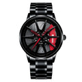 Svj Watch RAYS-G25 mens steel case watch with wheel stereo hollow sheet dial and mineral glass mirror