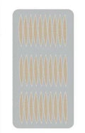 No glue eyelid sticker product showing non-woven fabric construction with L, M, S colour classification options