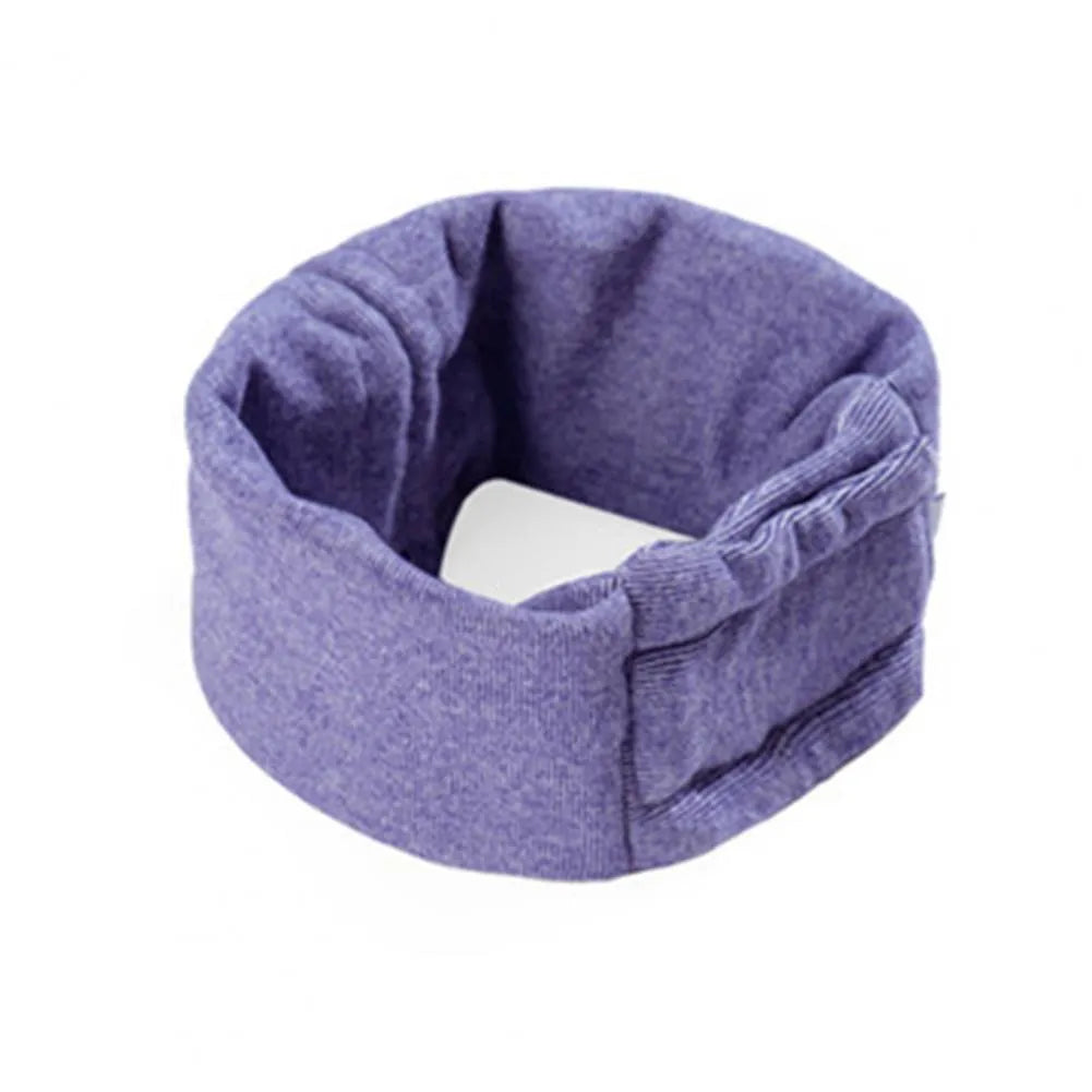 Black dog hoodie with ear covers on canine model showing closure system