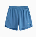 Spandex running shorts with laser punching stitching in Mysterious Black or Power Blue