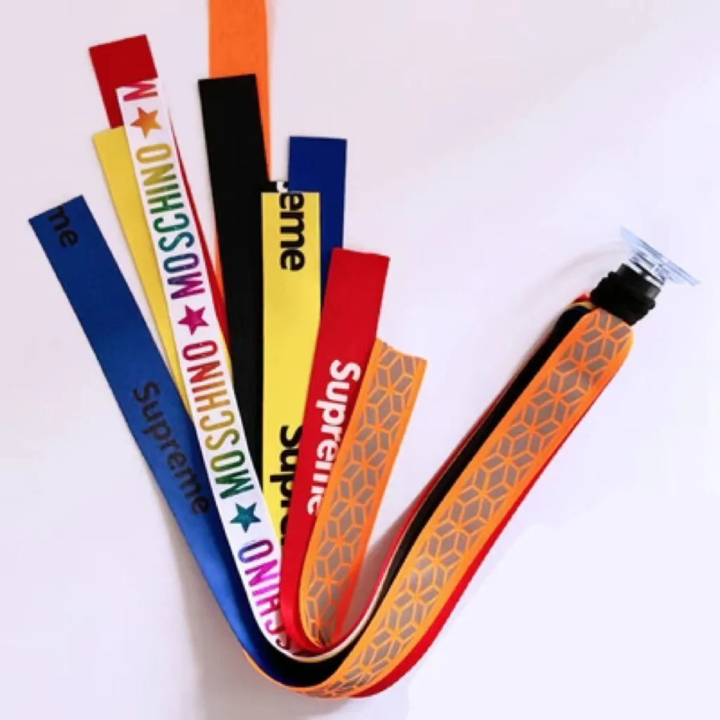 Children's decorative helmet streamer ribbon in a choice of 13 colours including apricot and khaki.