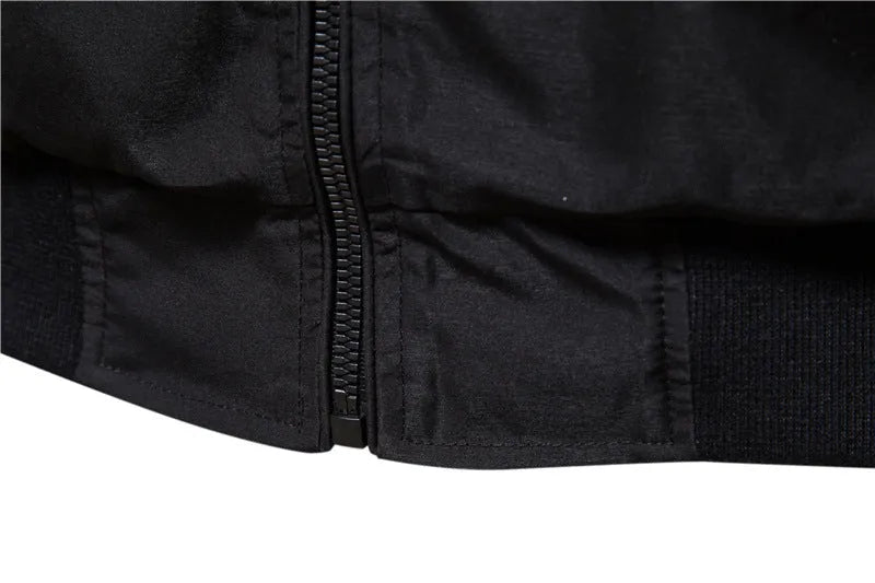 Men's solid colour thin casual jacket in polyester, shown in army green