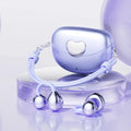 M106 wireless Bluetooth clip ear headset in rose gold with clip-on design, PC ABS material, sports style