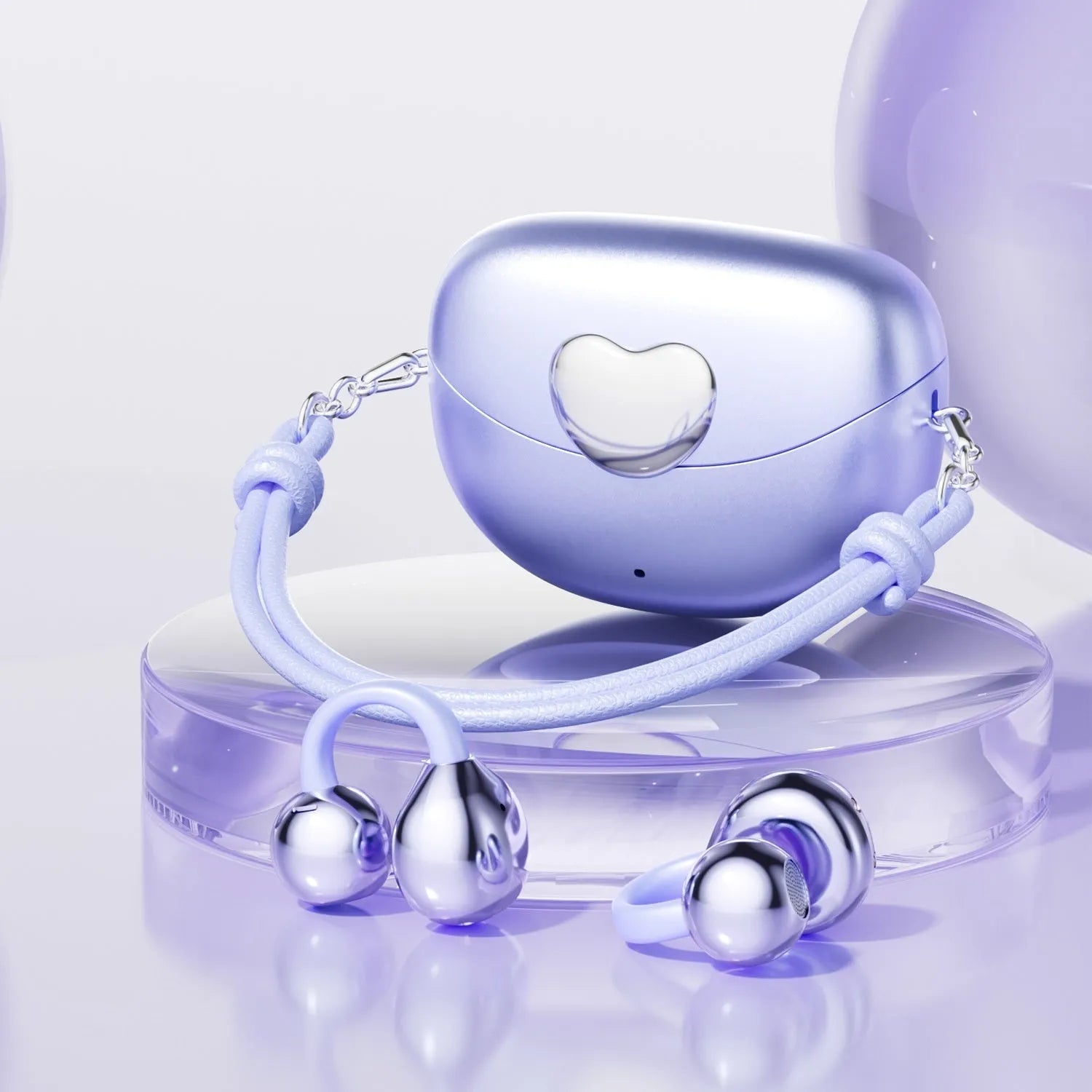 M106 wireless Bluetooth clip ear headset in rose gold with clip-on design, PC ABS material, sports style