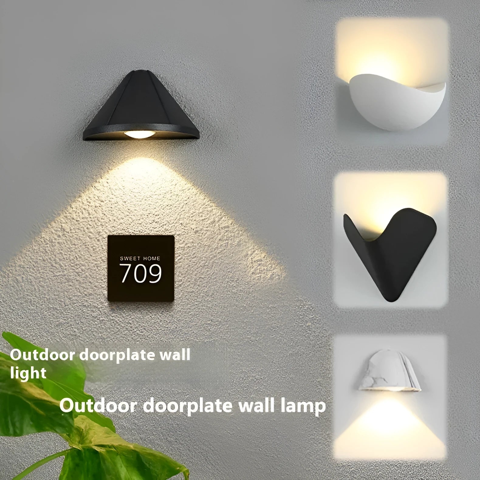 Black bird's nest style aluminium alloy LED lamp with warm white glow.