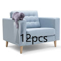 White plastic furniture anti-scratch stickers 440x300mm on table leg for floor protection